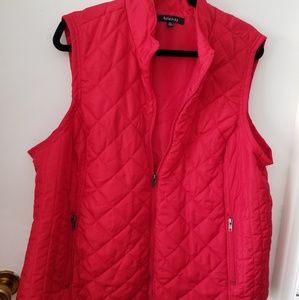Red Quilted Vest
